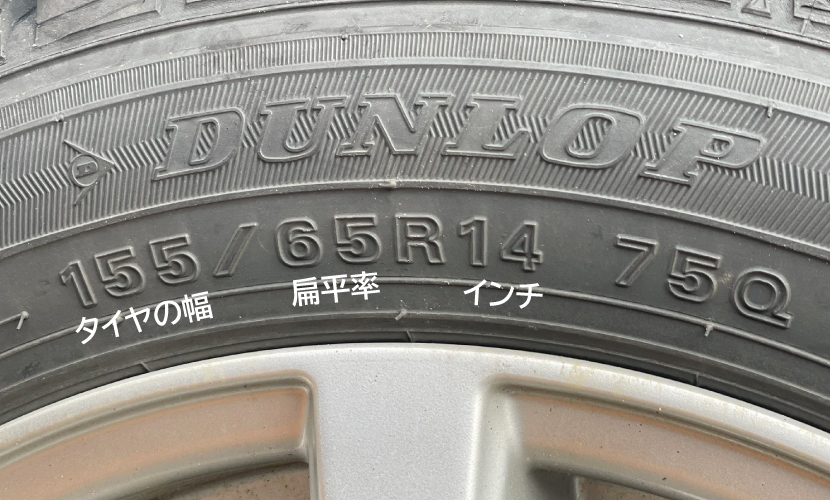 タイヤサイズ見方・読み方とは！？富山県砺波市の会員制複合施設サンタスのタイヤ交換。