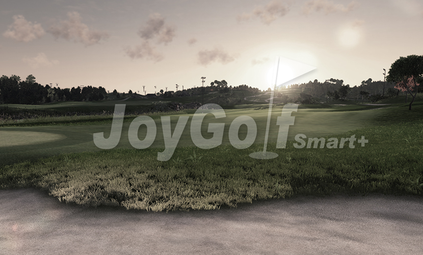 富山県砺波市会員制複合施設サンタスのゴルフシミュレーター。JoyGolf smart+（ジョイゴルフスマートプラス）。