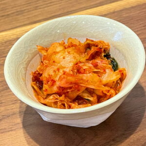 キムチ。富山県砺波市の定食・居酒屋サンタス食堂のフードメニュー。