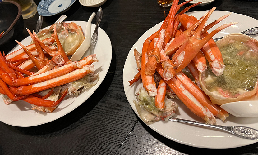 魚人。高岡のお店。海鮮料理。カニ。