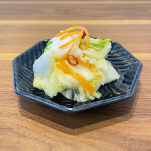 漬物。富山県砺波市の定食・居酒屋サンタス食堂のフードメニュー。