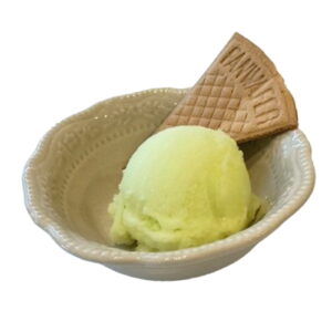 季節のシャーベット。富山県砺波市の定食・居酒屋サンタス食堂のドリンクメニュー。